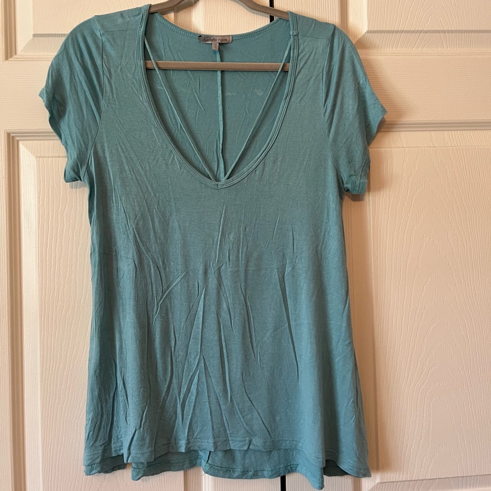 Womens blue top